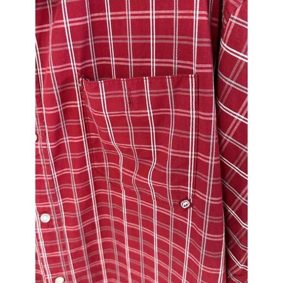 Ecko Unltd. Mens 2XL Red Plaid Short Sleeve Button Up Casual Shirt - Picture 4 of 7